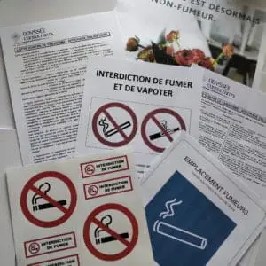 Kit affichage "Lutte contre le tabagisme"