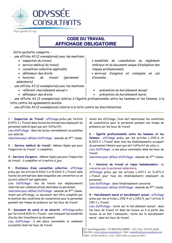 Kit "Affichages obligatoires" – Image 2