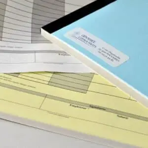 Carnet de feuille de route hebdomadaire B5